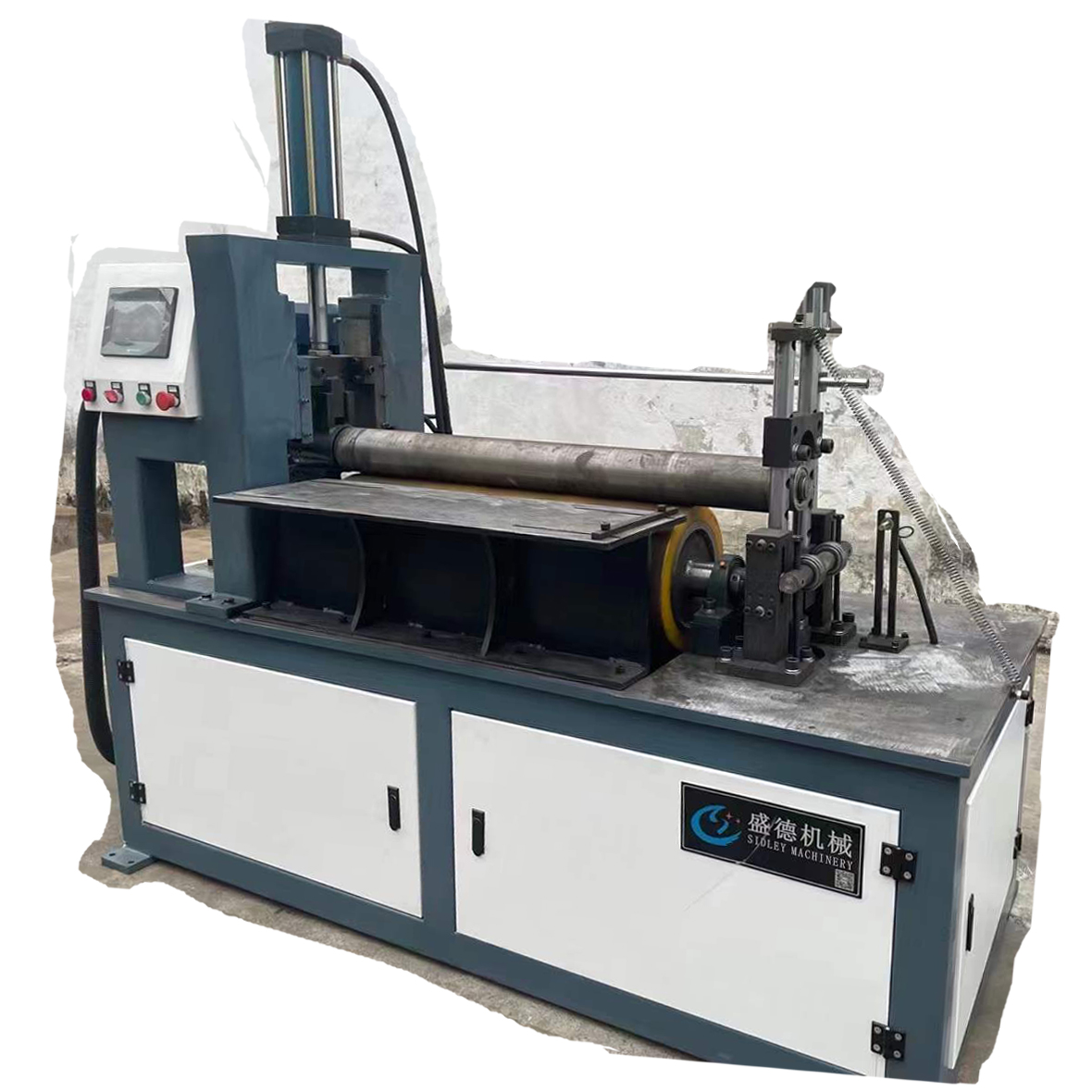 卷圓機 文丘(qiu)裏閥配套卷(juan)闆卷圓機 400型(xing)